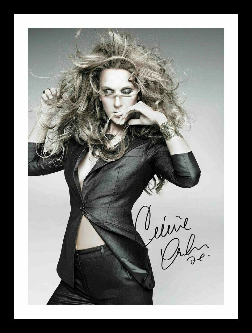 Celine Dion Autograph Signed & Framed Photo Poster painting 5