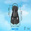 Snorkel Fins Swimming Flippers Adjustable Buckles for Snorkeling Diving Swimming