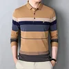 Classic striped polo shirt