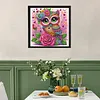 Lila Eule speziell geformte 5D DIY Teilbohrer Diamantkunstset f&uuml;r Erwachsene Anf&auml;nger Wohnkultur Diamanten Gem&auml;lde Edelsteinkunst 30x30cm