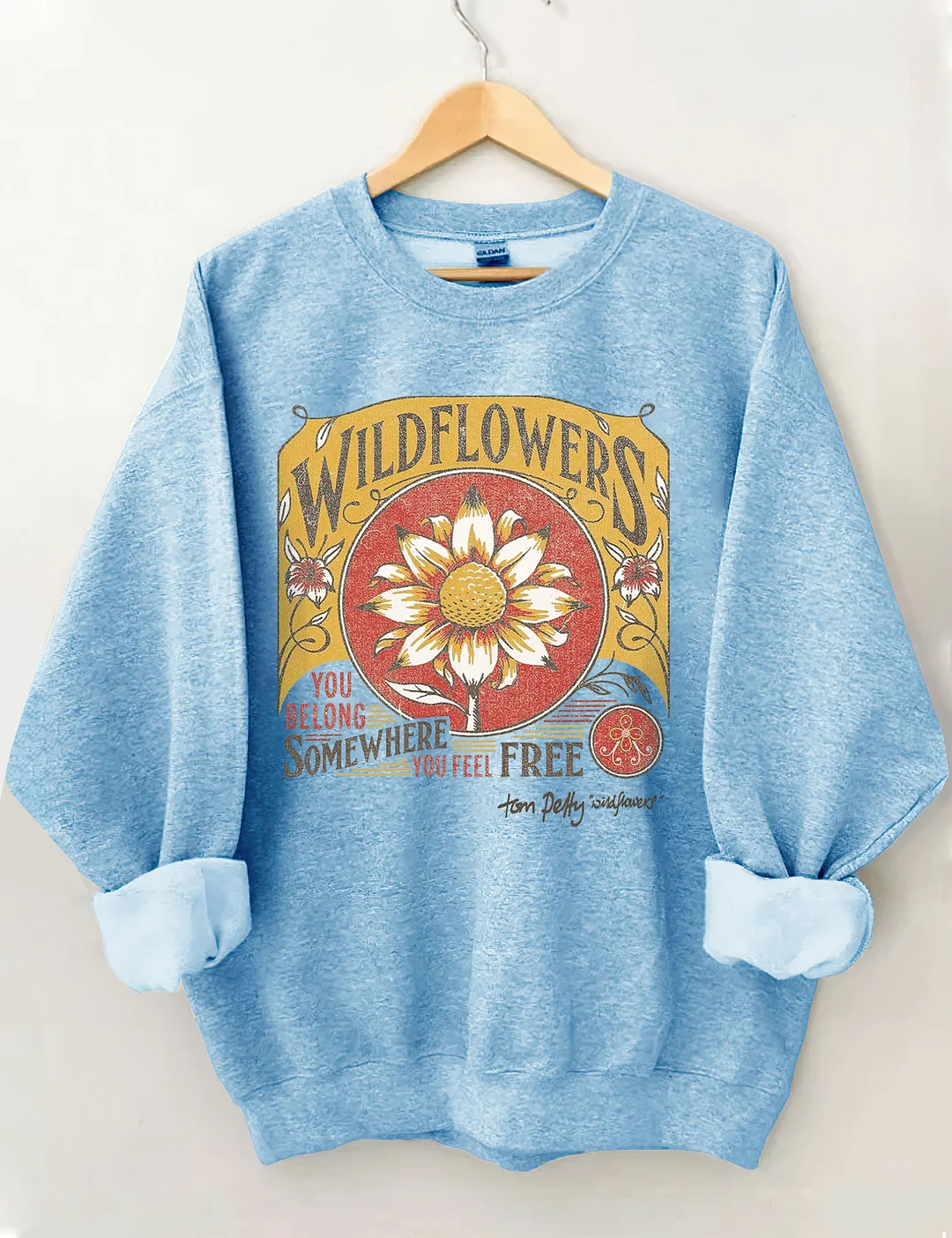 Tom Petty Wildflowers Natural Sweatshirt