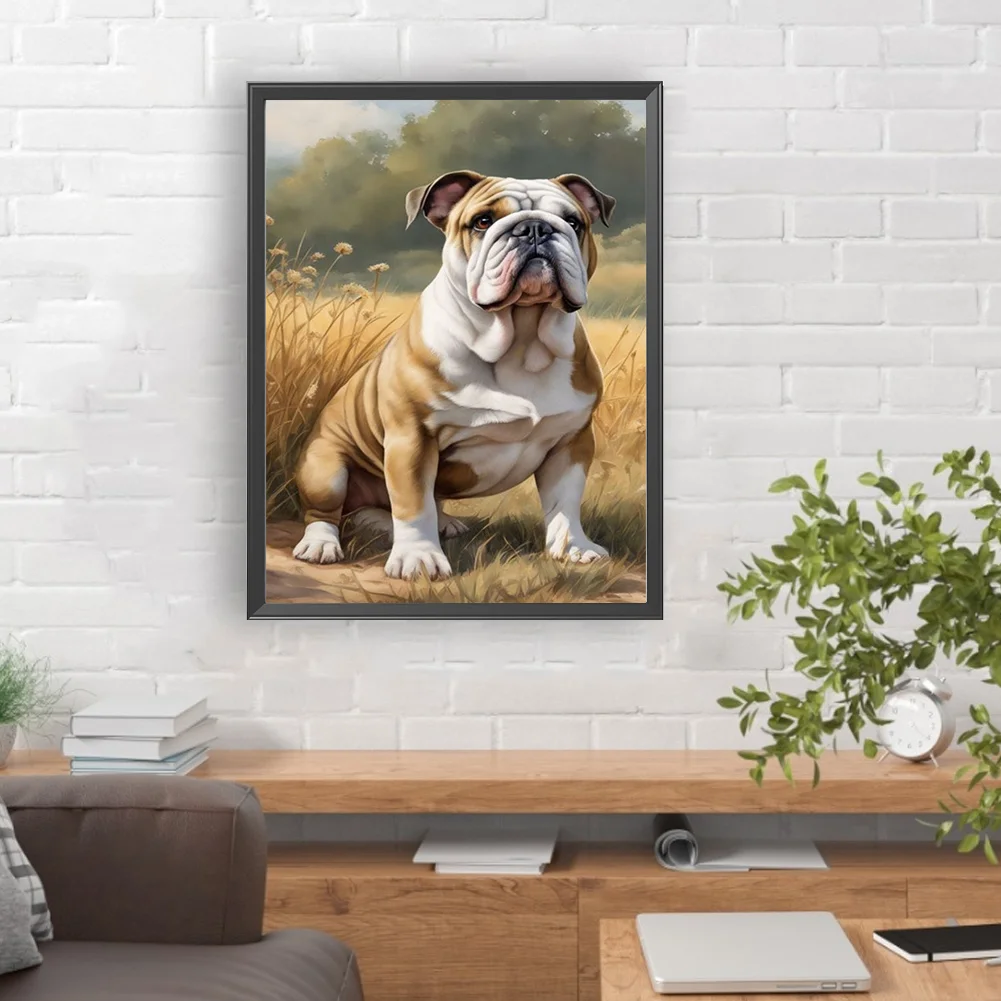 Diamond Painting - Full Round Drill - Puppy(Canvas|30*40cm)