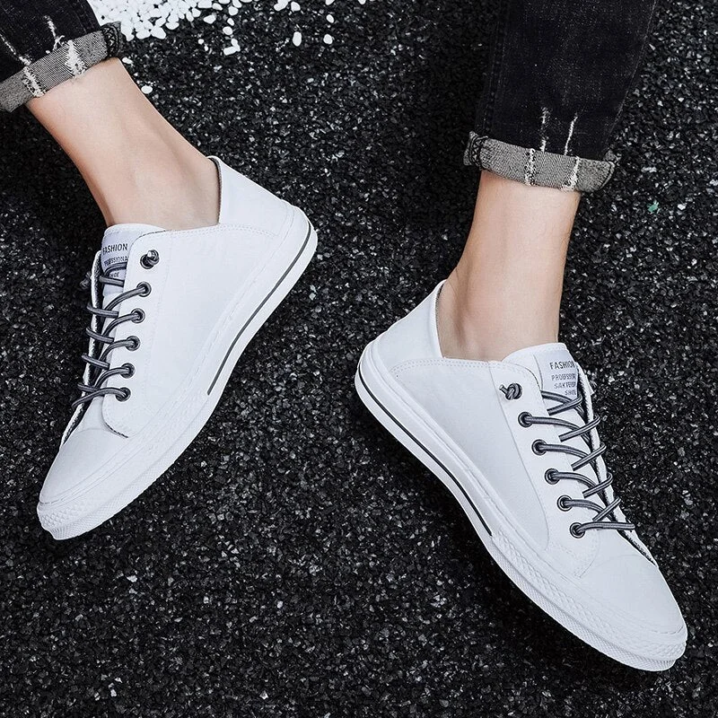 New canvas shoes, sneakers, sports casual white shoes, casual sports shoes, can step on the heel, lazy low-top canvas shoes