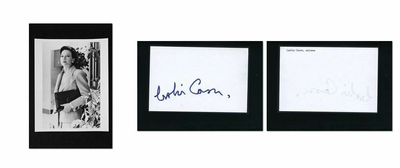 Leslie Caron - Signed Autograph and Headshot Photo Poster painting set - chocolat