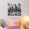 Halloween House-11CT Stamped Cross Stitch 50*50cm/19.69*19.69in