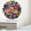 (US Local)Acrylic Special Shape Paper Quilling Flower Diamond Art Clock Ornaments Kit