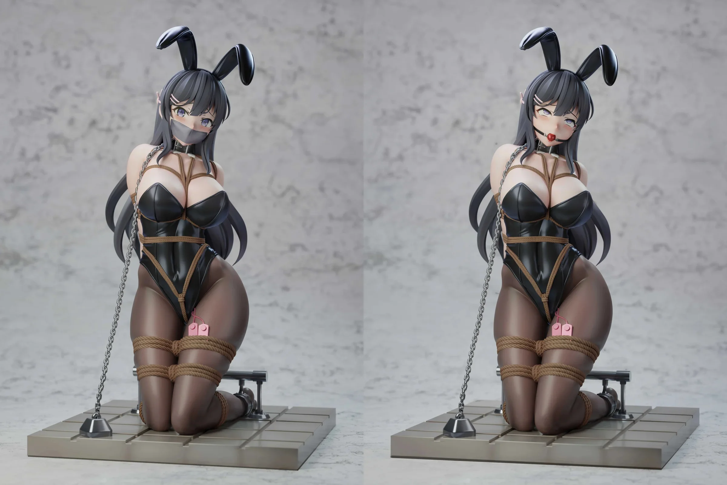 mai sakurajima sex doll Anime Figure Sakurajima Mai Black Silk Sexy Bunny... From Allseasonsyy, $48 main image 1