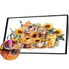 >SALE<5D DIY Full Round Drill Diamond Painting Sunflower Drink Kit Home Decor 40x30cm