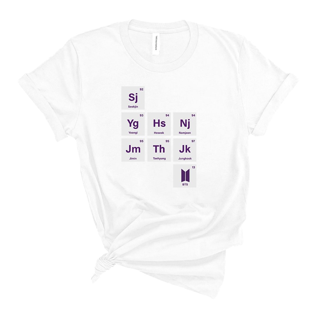 BTS Periodic Table Classic T-Shirt Hoodie