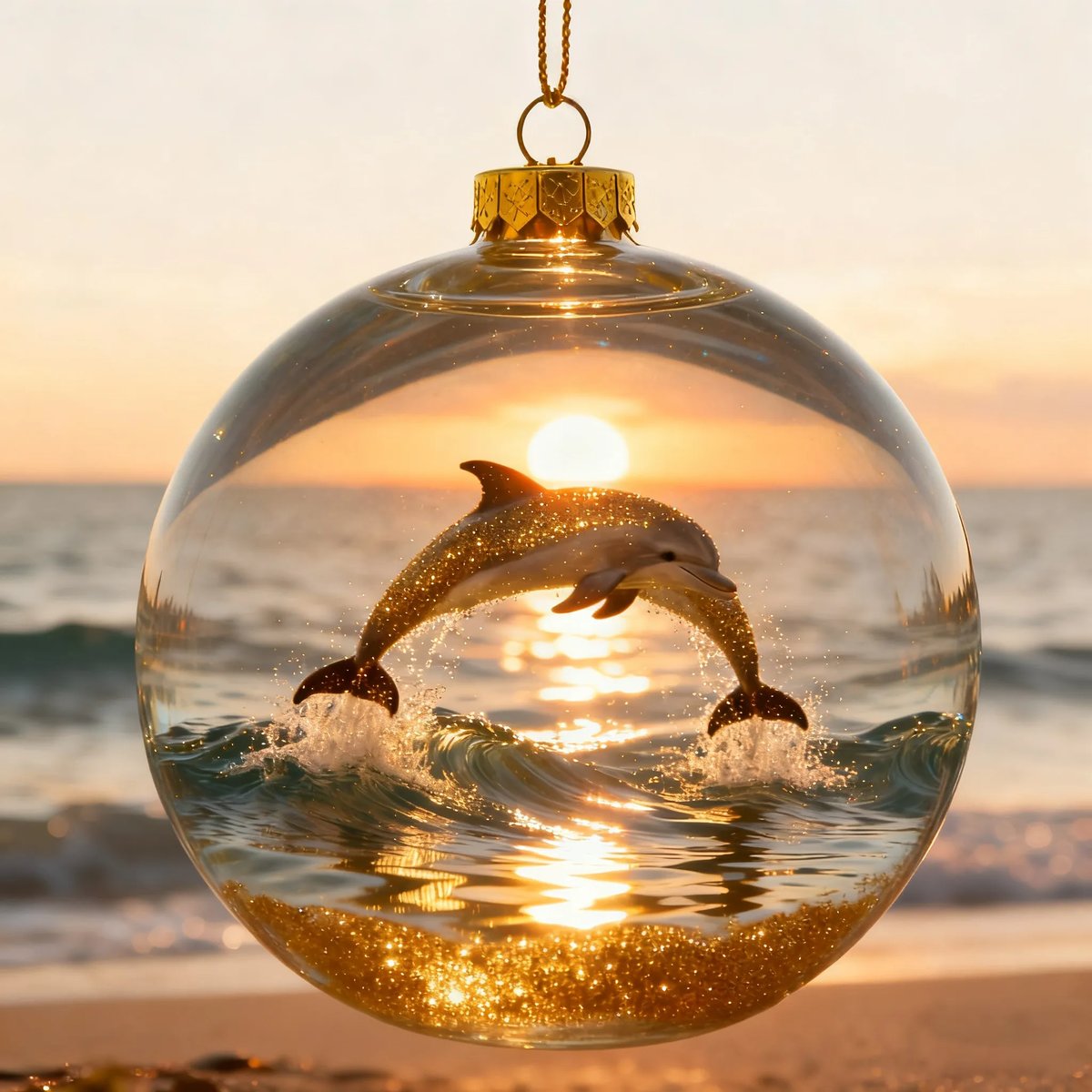 2026 Wildlife Wonders Collection Crystal Glass Ornament(3D)