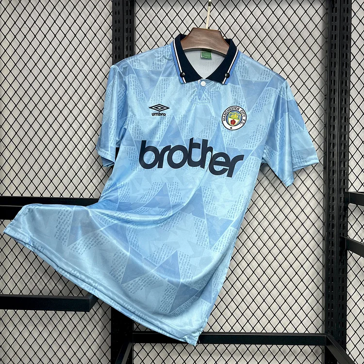 Manchester City Retro Home Trikot 1989-1991