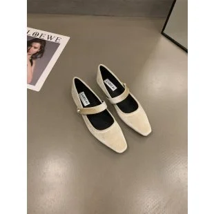Uveng Uveng Retro With Skirt Velvet Mary Jane Women's Shoes Spring 2024 New Evening Wind Gentle Low Heel Single Shoes