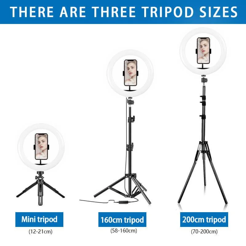 10“Professional LED Ring Light Kit