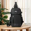 Men Casual Chest Bag Multi Pocket Multifunction Waist Bag Waterproof Commute Bag