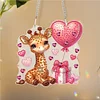 >SALE<5D DIY Diamond Painting Dots Pendant Cute for Garden Window Decor (Giraffe)