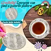 6 Pcs DIY Diamond Art Coasters Kits Dot Paint for Coaster Craft Kits Waterproof