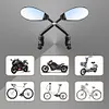 Bicycle Rearview Mirror Handlebar Bike Mirror Adjustable Angle for MTB Road Bike