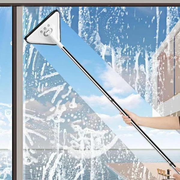 360 Degree Rotatable Adjustable Triangle Cleaning Mop - vzzhome