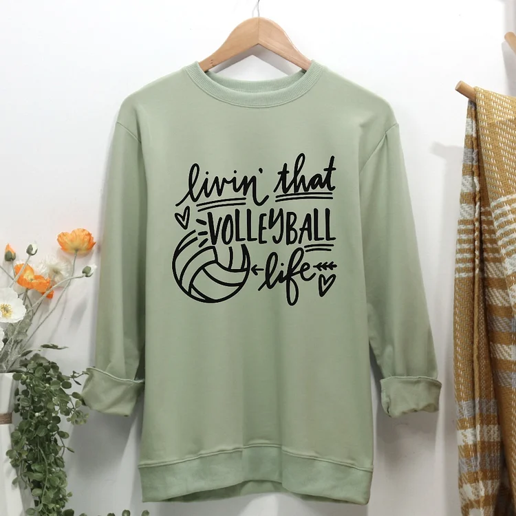 volleyball life Women Casual Sweatshirt