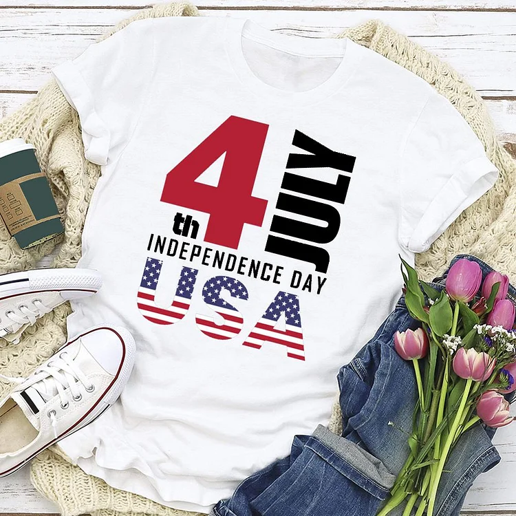 4July independence Day USA T-shirt Tee - 02003