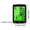 Bicycle Computer Waterproof Bike Speedometer Odometer for Road Bike MTB (Wired)