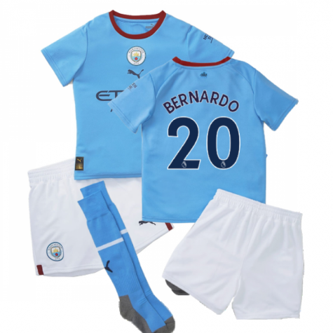 Maillot Man City Bernardo Silva 20 Mini Kit Domicile Junior 2022/2023