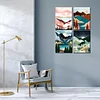 4Pack Landscape Art-Full Round Diamond Painting(30x40cm)