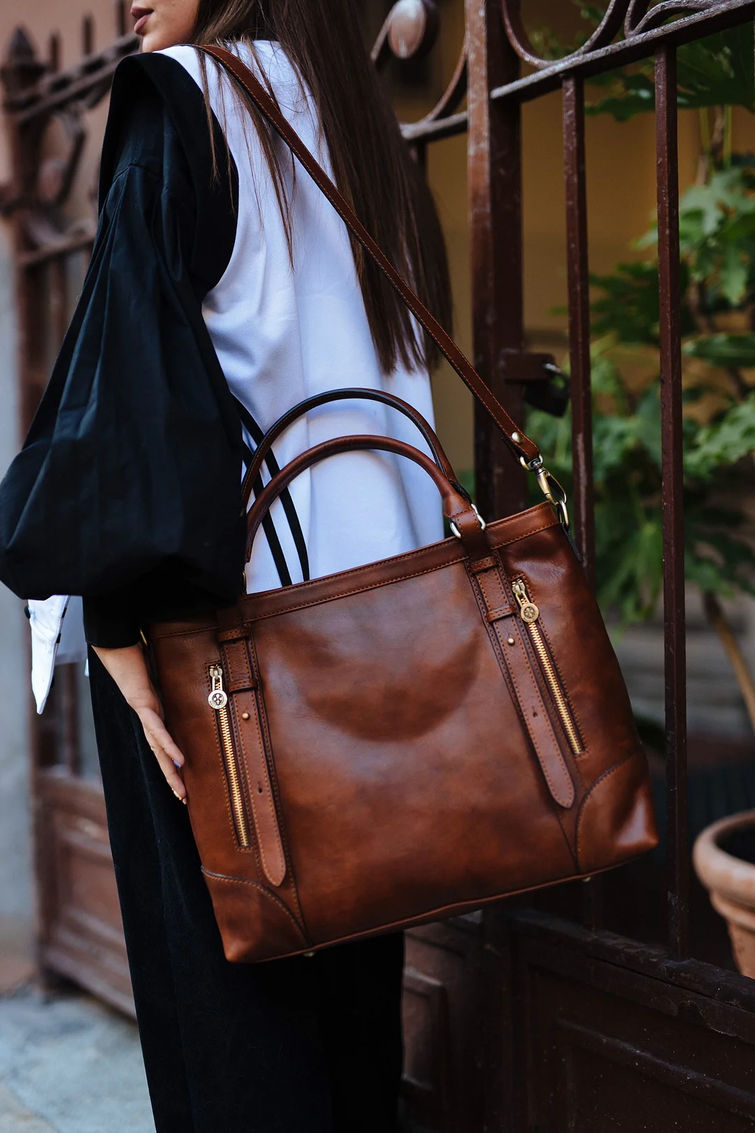 Handbag Elegant Woman Leather Bag