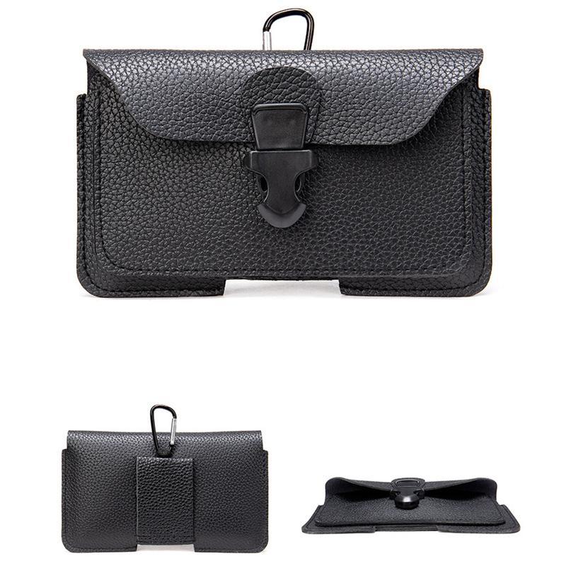 Men's Soft Waist Bag Mobile Phone Bag Belt Bag