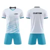 Custom Sublimation Design Sports Soccer Uniform 100% Polyester Soccer Wear Quick Dry Comfortable Men Soccer Uniform
