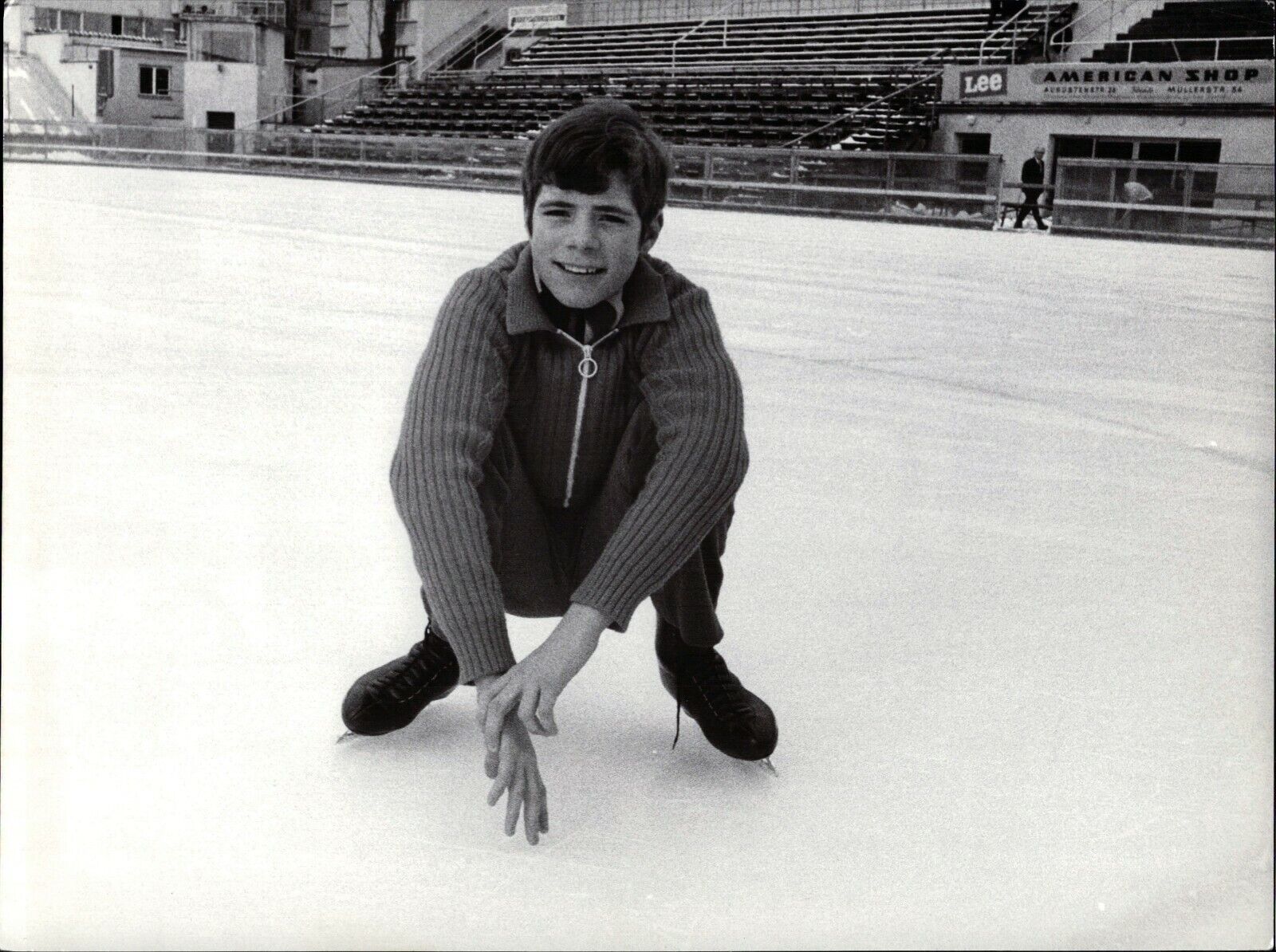 Heintje By Ice-Skating - Vintage Press Photo Poster painting Norbert Unfried (U-6688