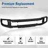 FELYCYTAS Front Bumper Compatible with 2020-2022 Ford F-250/F-350, Black Truck Automotive Steel Replacement Bumpers Face Bar, with Fog Light Holes, without Sensor Holes (Style C)