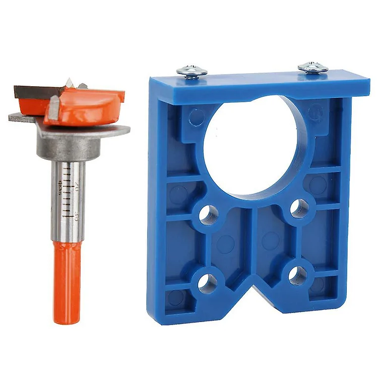 35mm Hinge Hole Clamp Drill Guide Locator Set Hole Opener Door Cabinet Accessories Tool