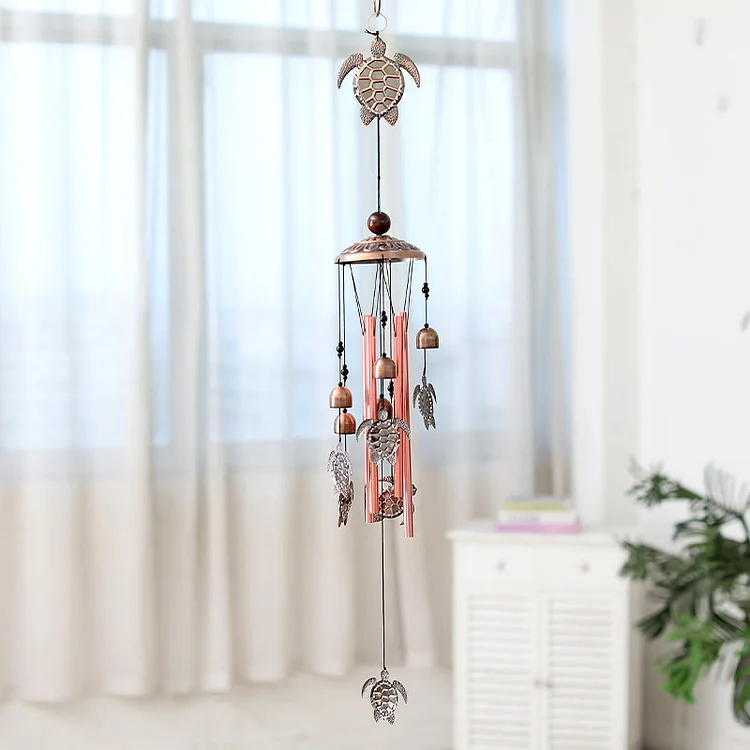 Olivenorma Metal Butterfly Owl Animal Iron Art Hanging Wind Chime