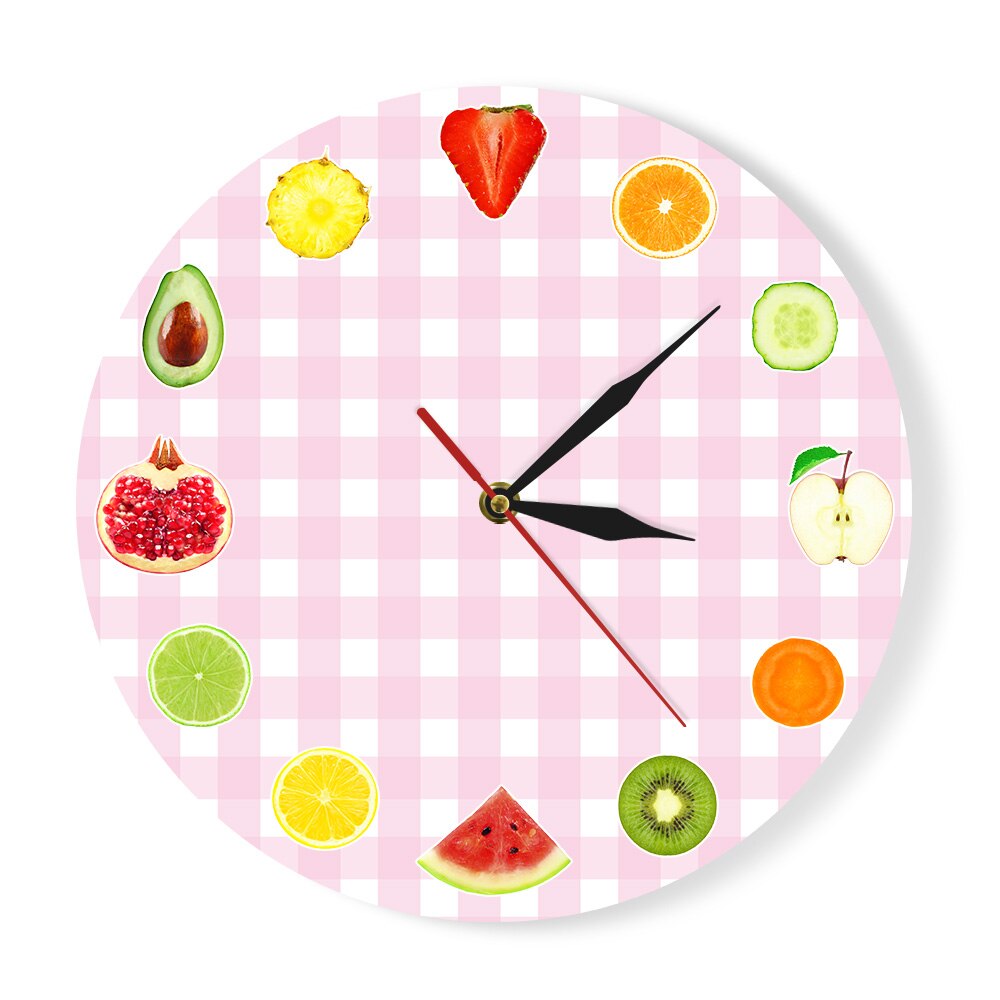 

Fresh Fruit - Frameless Acrylic Wall Clock, 501 Original