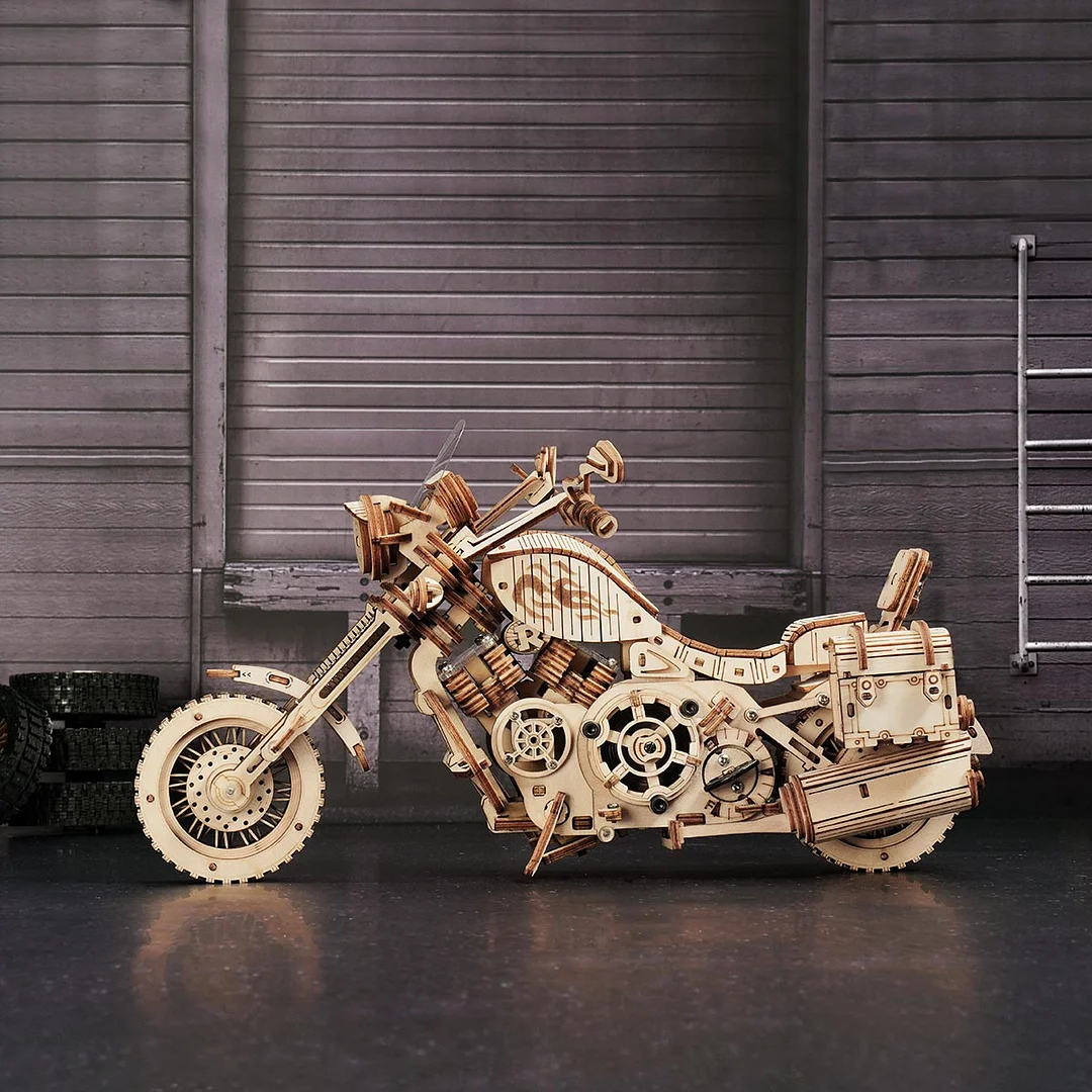 ROKR Cruiser Motorcycle LK504 3D Wooden Puzzle