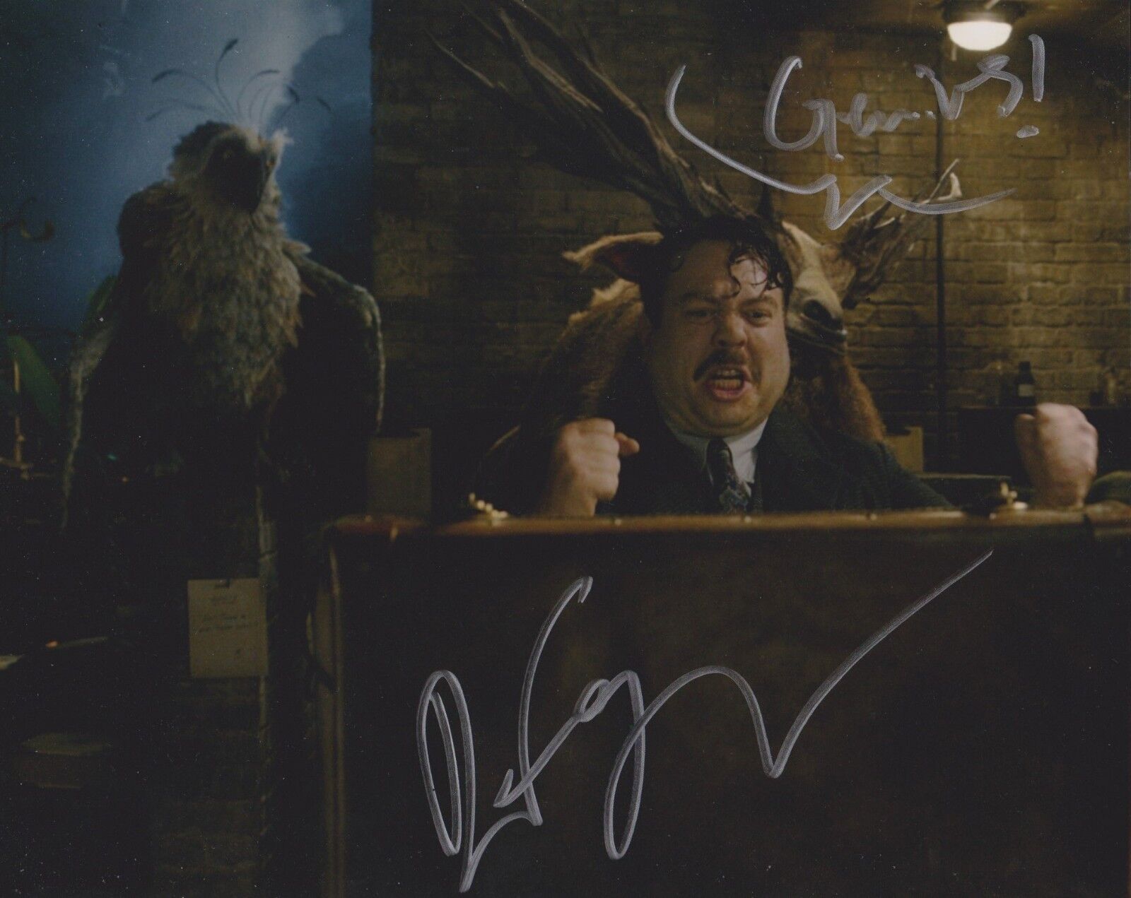 Dan Fogler Signed Fantastic Beasts: The Crimes Of Grindelwald 10x8 Photo Poster painting AFTAL