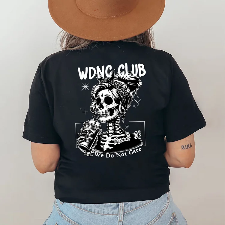 Trending WDNC Shirt, We Do Not Care Club Tee, Gen X Menopause Funny Shirt, Perimenopause Shirt, Cotton T Shirt