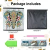 (US Local)Elephant DIY Special Shape Diamond Painting Folding Storage Box Container Organizer Case Kit
