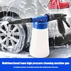 1L Car Wash Foam Tank 1/4 Quick Connector Foam Washing Gun Cleaning Washing Tool