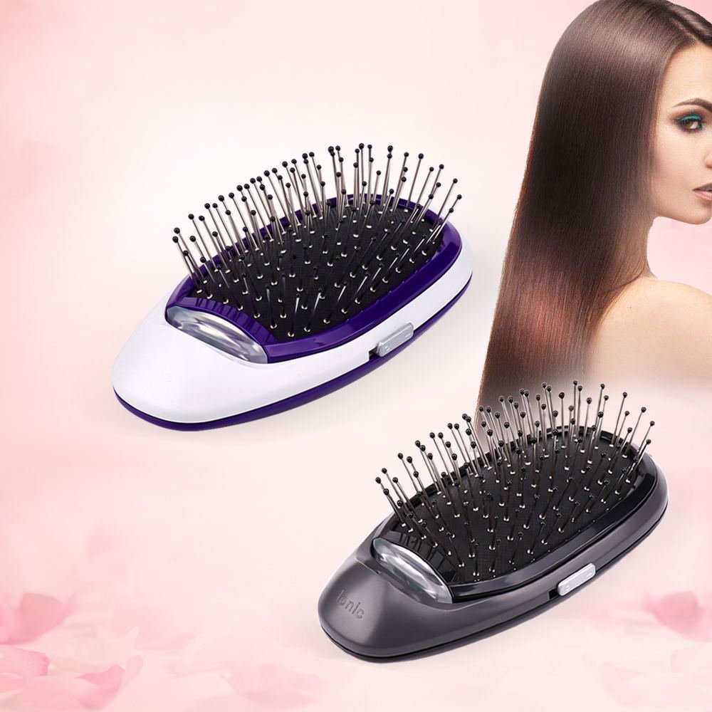 Portable Ionic Straightener Hair Brush