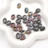 Flashing Crystal Oval Glass Beads DIY Jewelry Accessories
