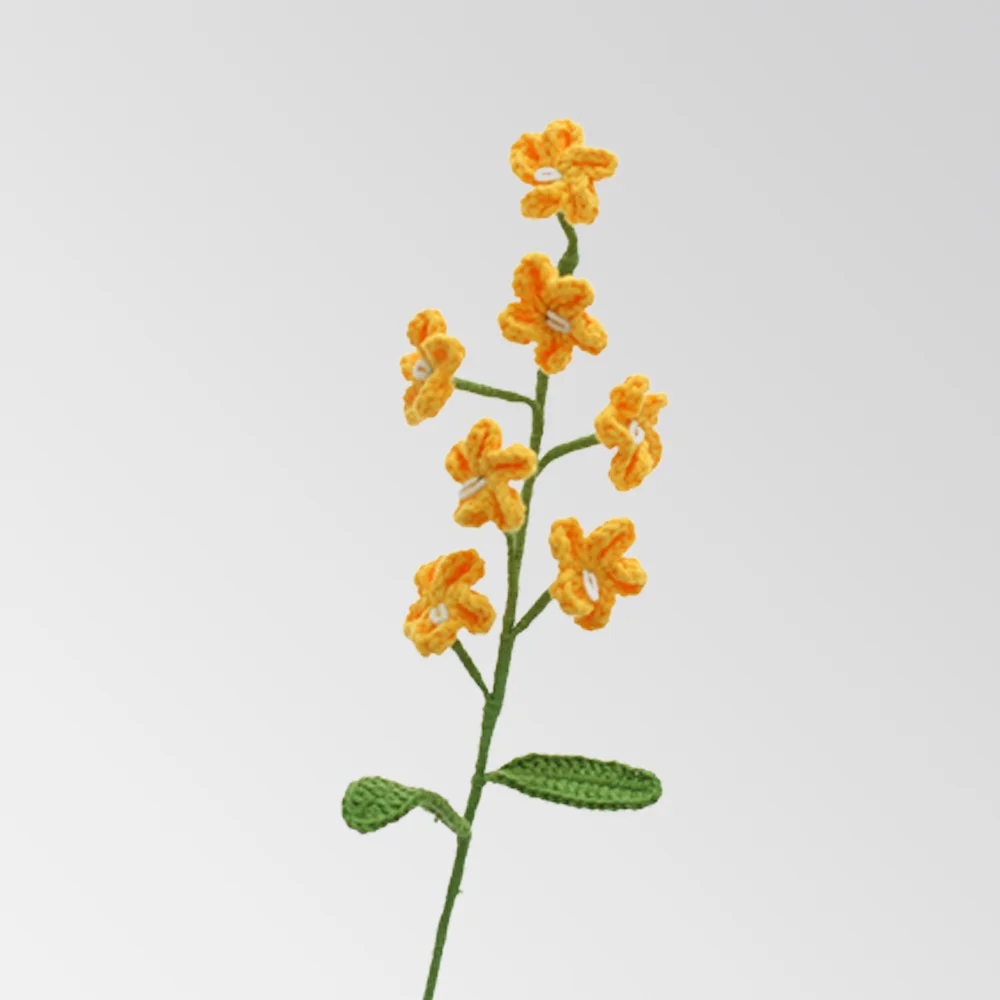 Creative hand-woven Forget Me Not bouquet home decor