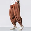 Gioiacombo™ Pantaloni casual larghi in cotone e lino