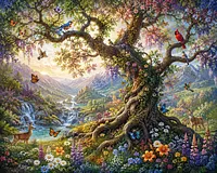 Enchanted Blossom Tree - Diamond Painting