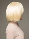 Lady Short Bob Golden Wig with Flat Bangs