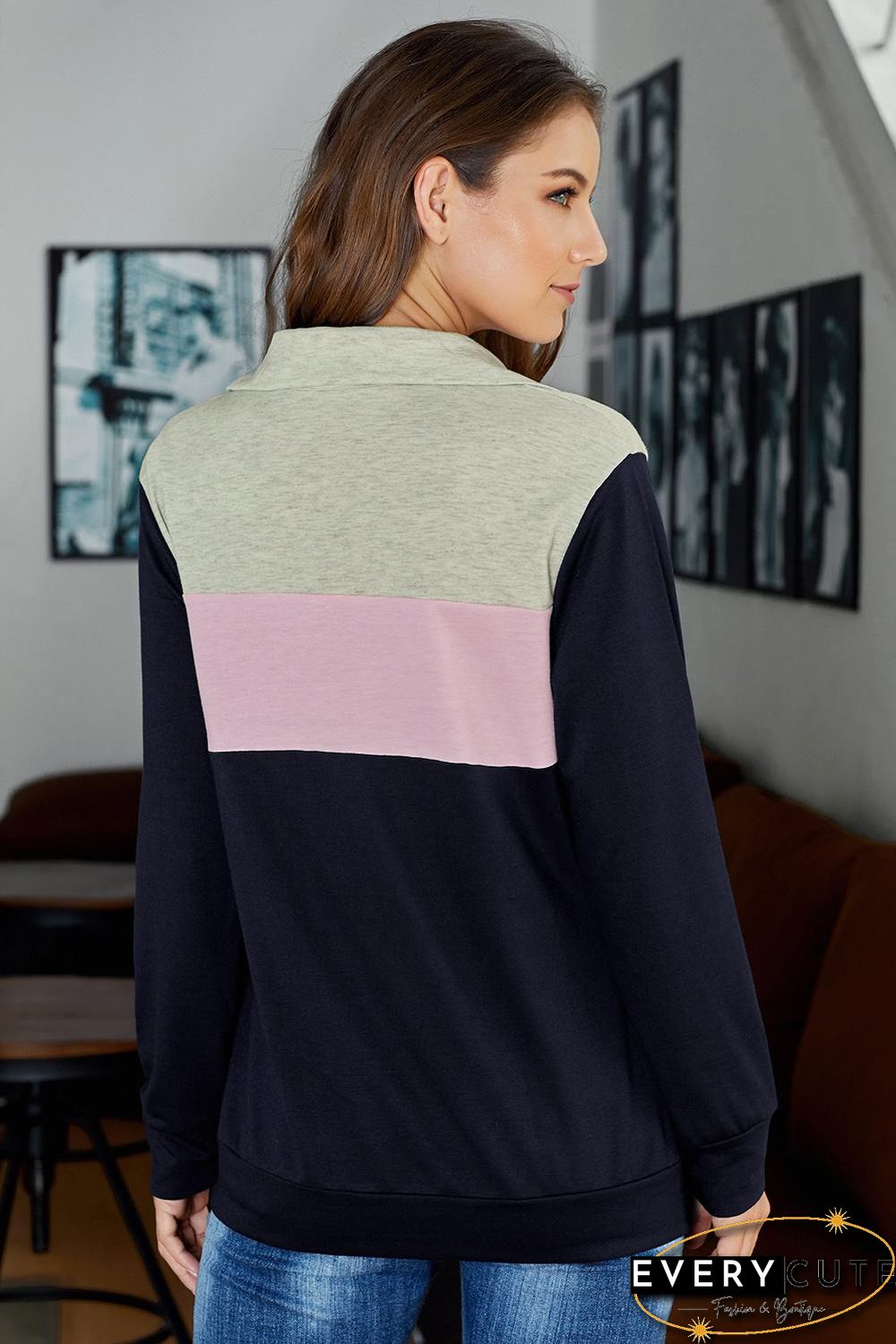 Pink On the Go Quarter Zip Pullover