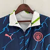 2023/2024 Manchester City Reversible Windbreaker Navy blue Soccer Jersey 1:1 Thai Quality perfectftball