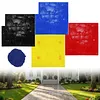 [US Local Warehouse] Concrete Texturing Skin 24x24in Concrete Stamps Mats Set 5 PCS Polyurethane Stamp Stone Tile Texture Mat for Walls/Floors