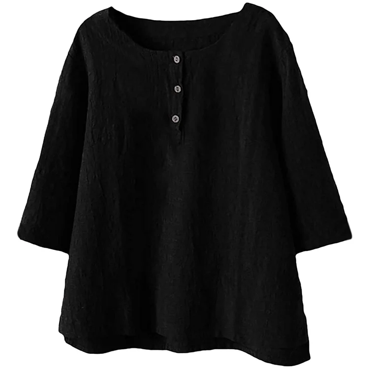 Comfortable Casual Loose Round Neck Shirt